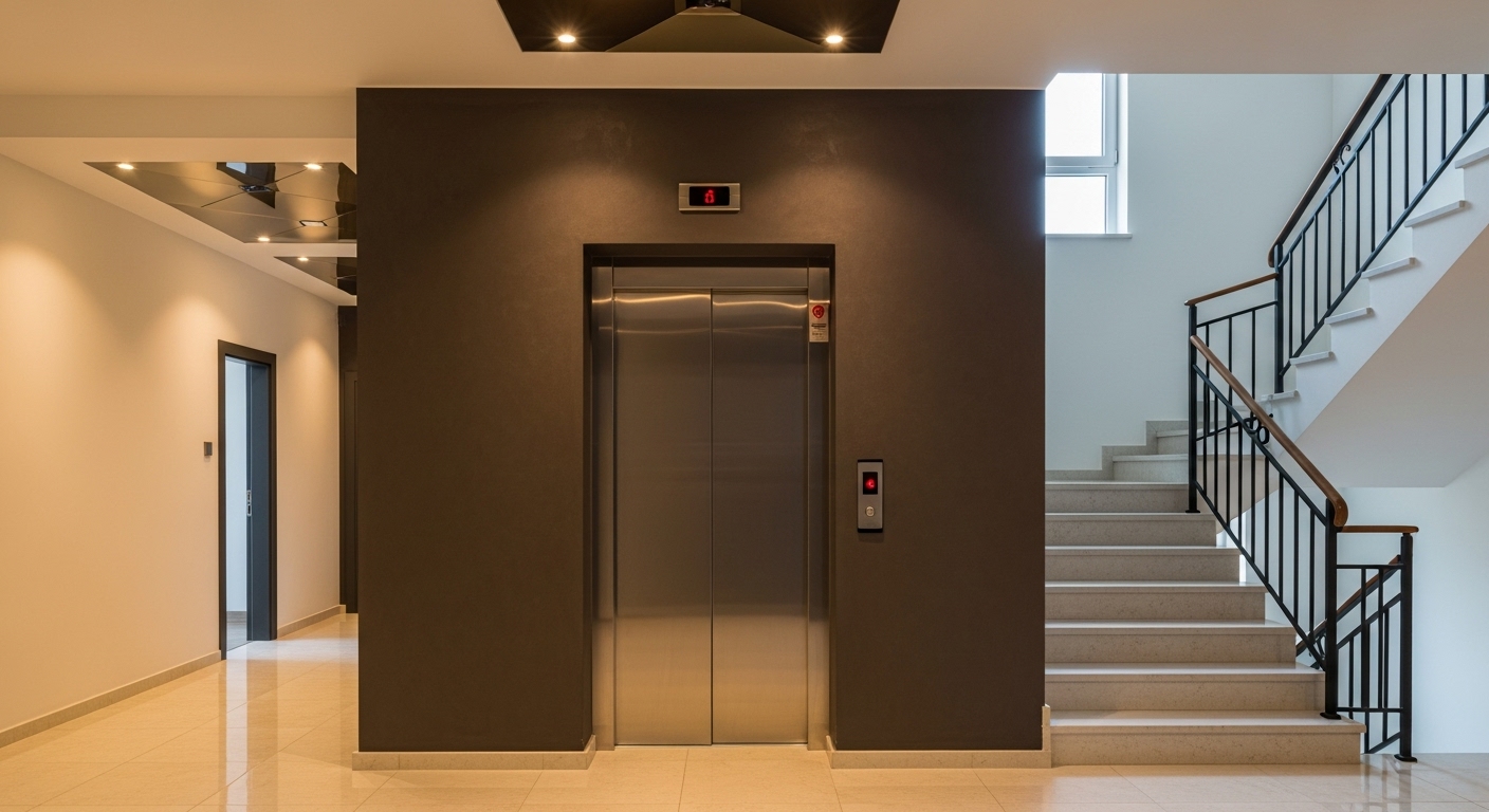 Elegant Residential Lift with Modern Architecture